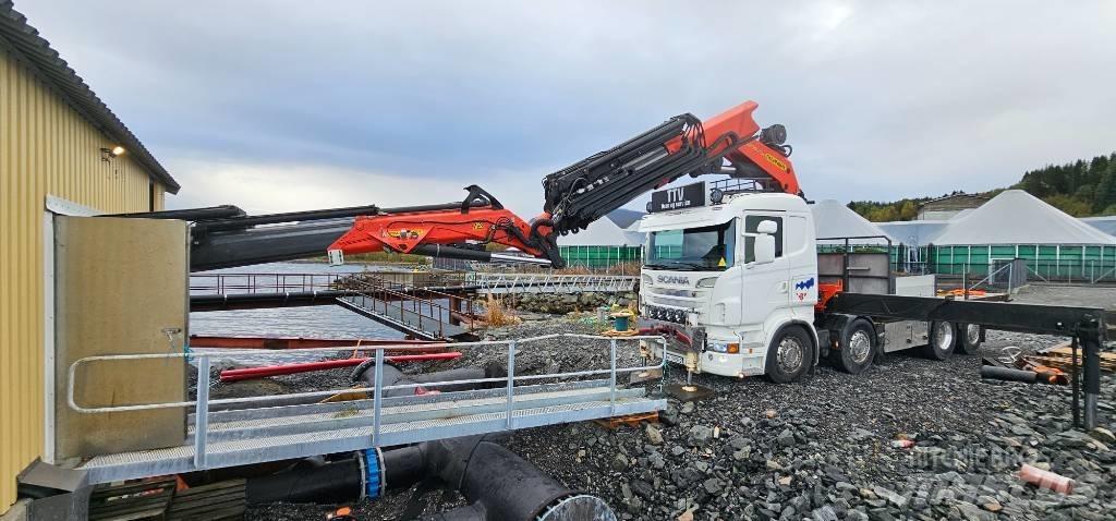 Scania 730 Autožeriavy, hydraulické ruky