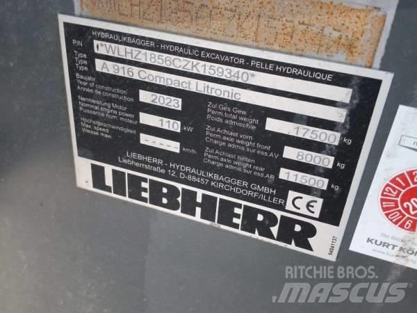 Liebherr A 916 Comp Kolesové rýpadlá