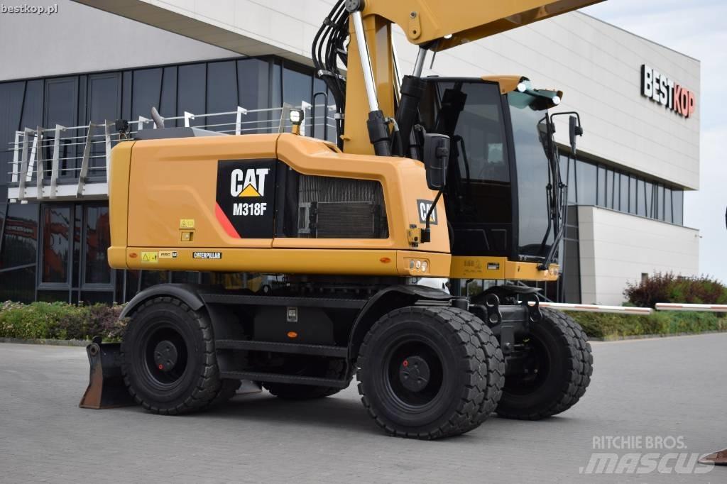 CAT M 318 F Kolesové rýpadlá