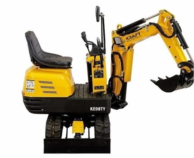 Kraft KE08TY Mini rýpadlá < 7t