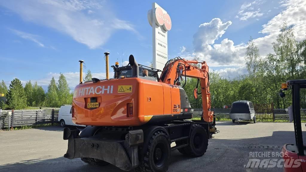 Hitachi ZX 170 W-5 Kolesové rýpadlá