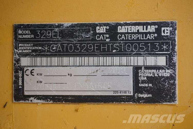CAT 329 EL Pásové rýpadlá