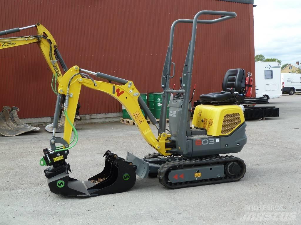 Wacker Neuson 803 Mini rýpadlá < 7t