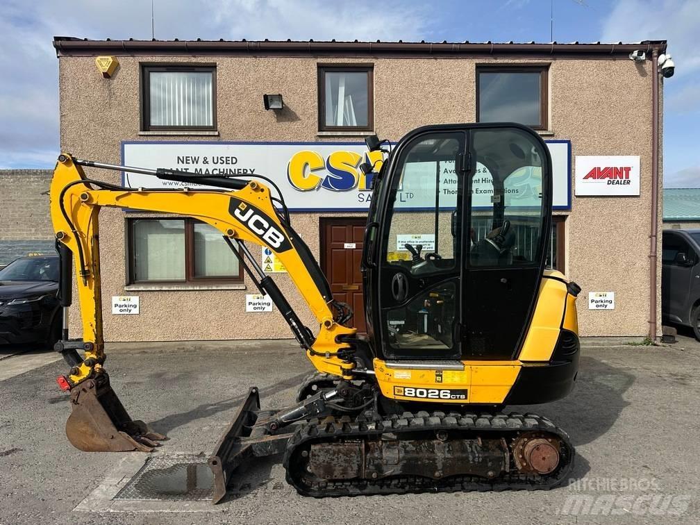 JCB 8026 CTS Mini rýpadlá < 7t