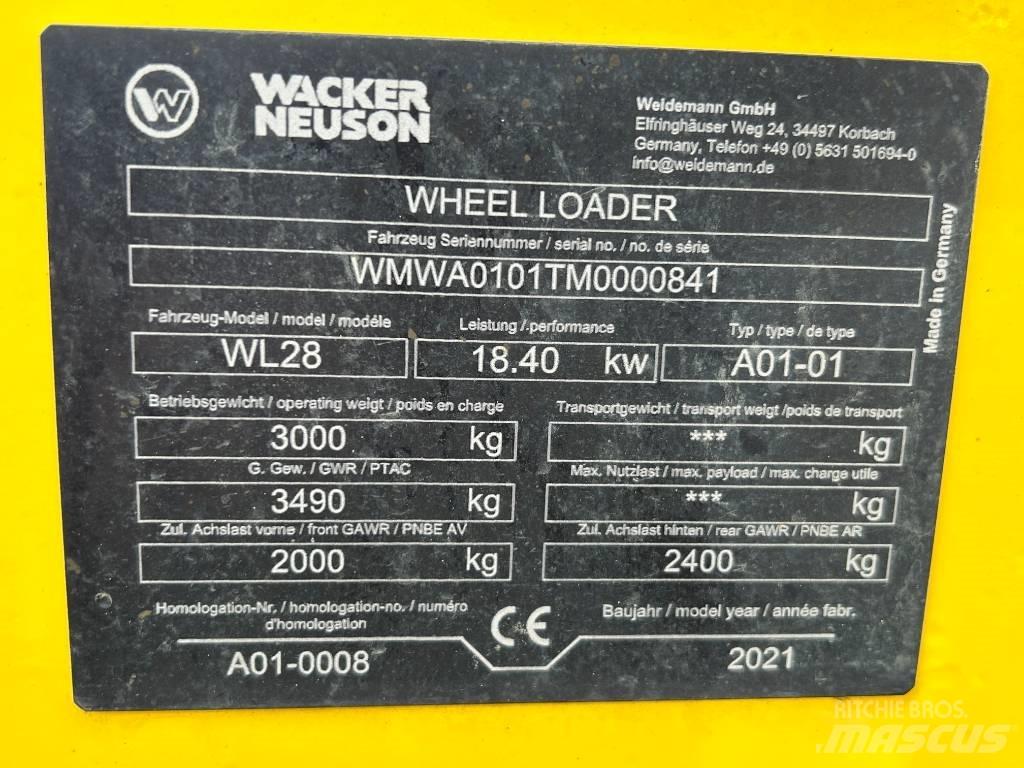 Wacker Neuson WL28 Kolesové nakladače