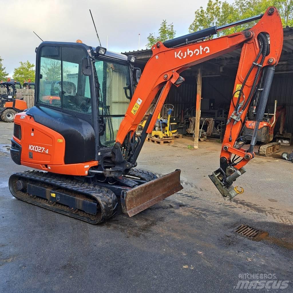 Kubota KX 027-4 Mini rýpadlá < 7t