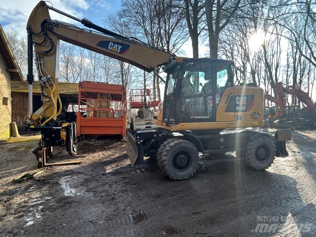 CAT M315 Kolesové rýpadlá