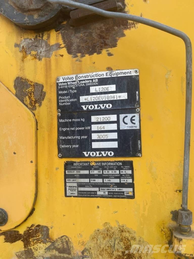 Volvo L 120 E Kolesové nakladače