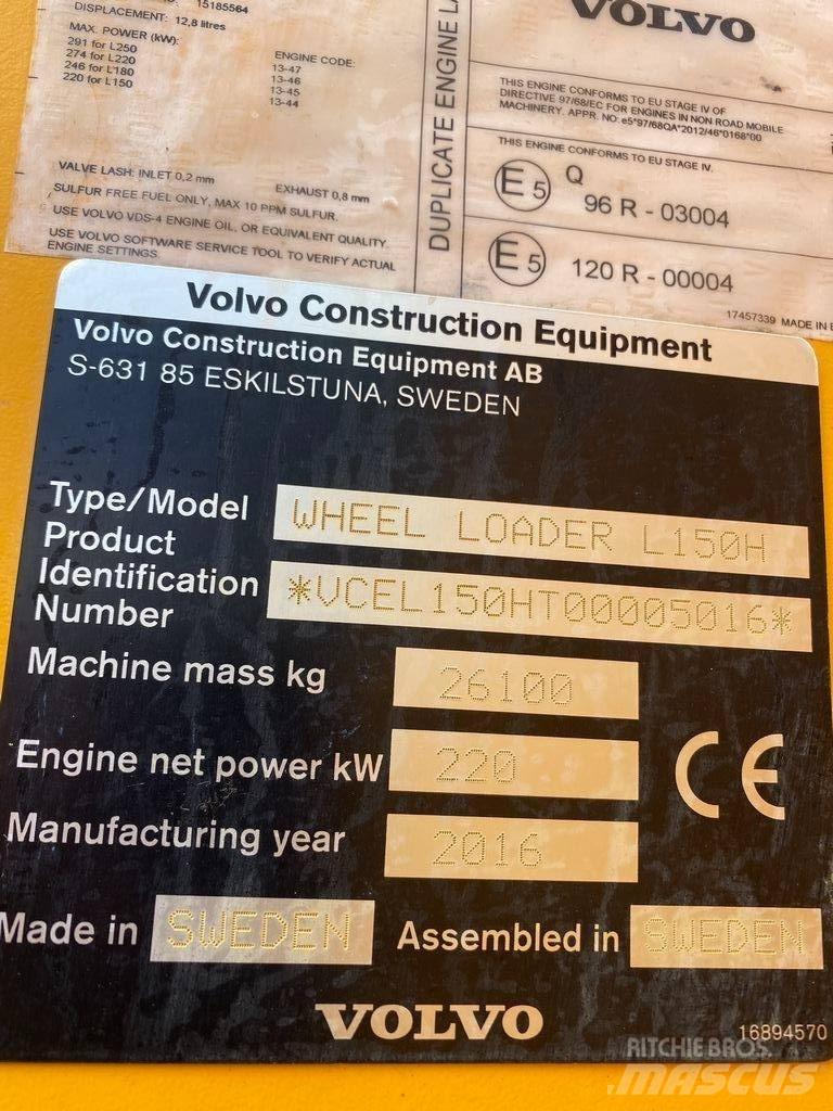 Volvo L 150 H Kolesové nakladače