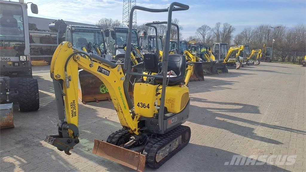 Wacker Neuson 803 Pásové rýpadlá