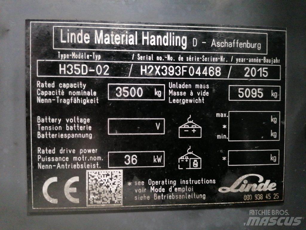 Linde H35D-02 Dieselové vozíky