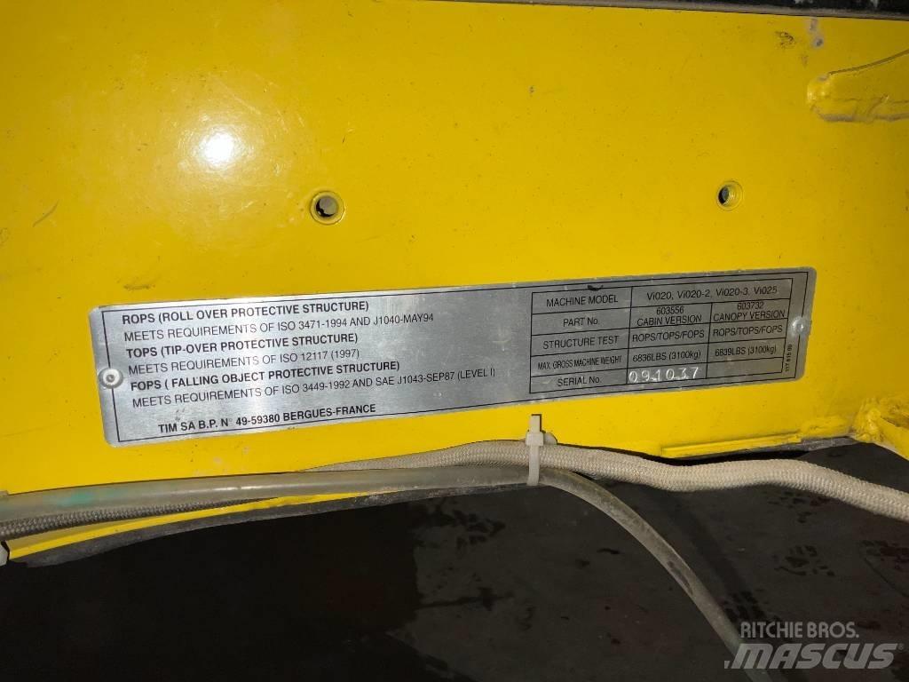 Yanmar Vio 20 / vio 25 Kabíny a interiér