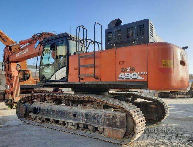 Hitachi ZX 490 Pásové rýpadlá
