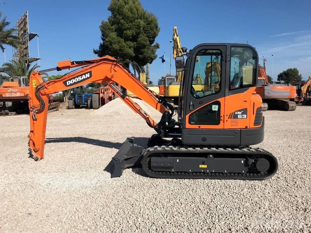 Doosan DX 63-3 Mini rýpadlá < 7t