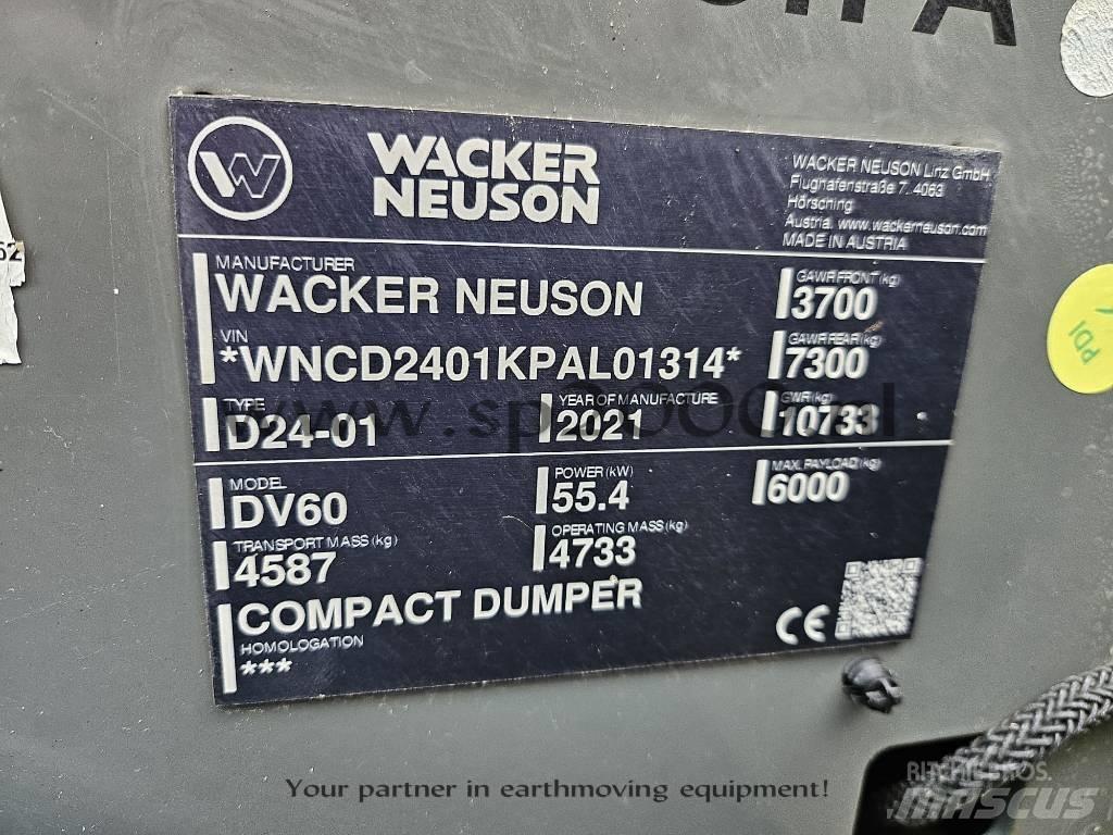 Wacker Neuson DV 60 Stavebné sklápače