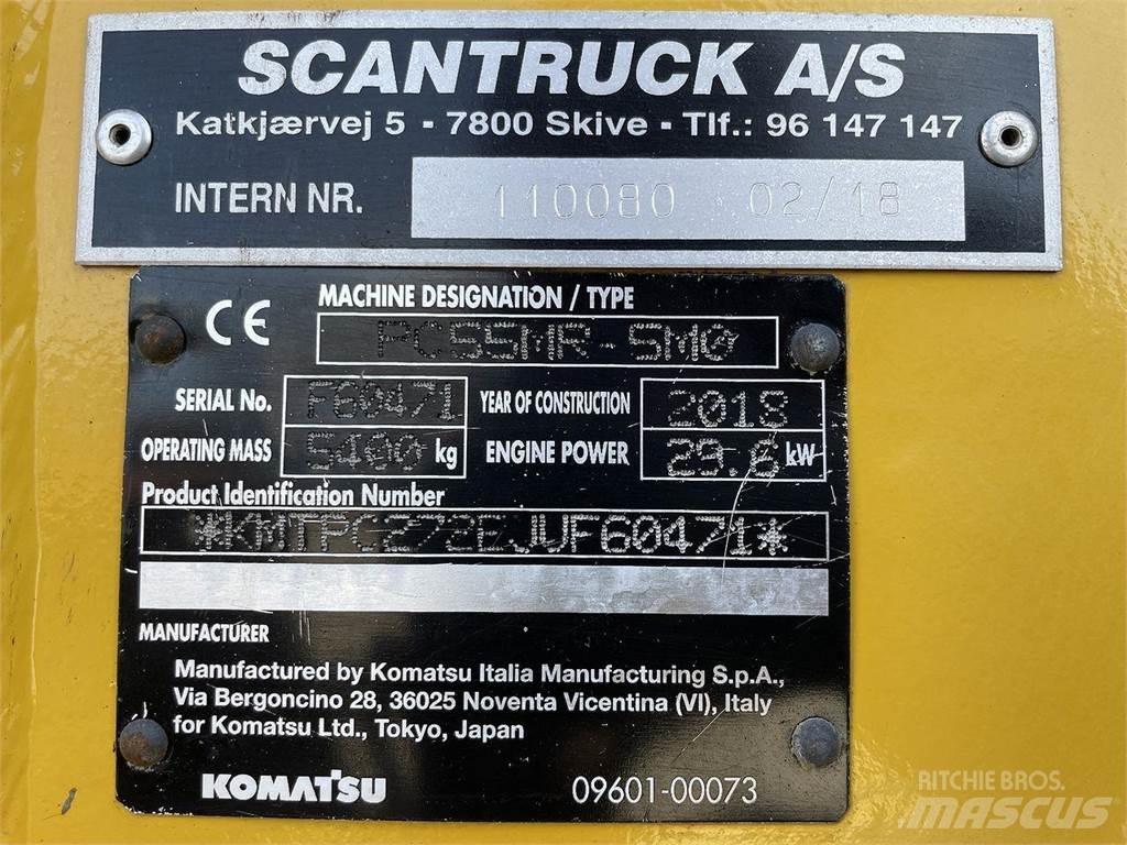 Komatsu PC55MR-5 Kolesové rýpadlá
