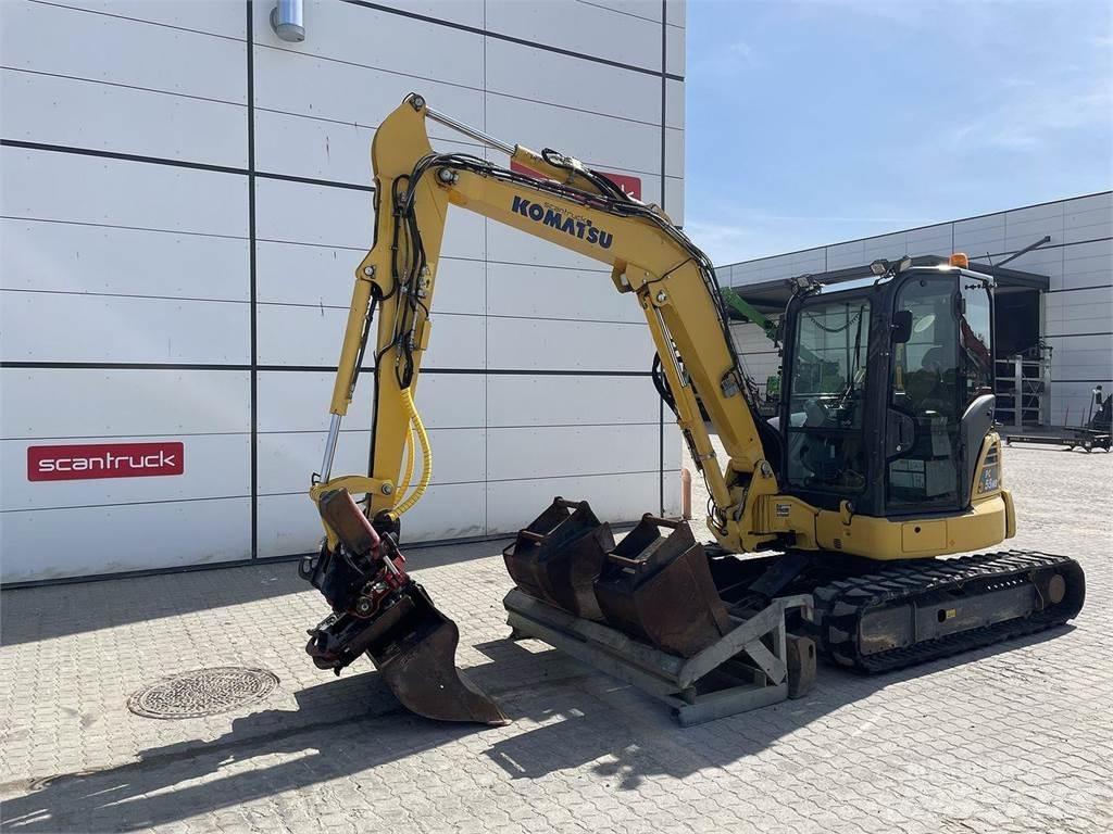 Komatsu PC55MR-5 Kolesové rýpadlá