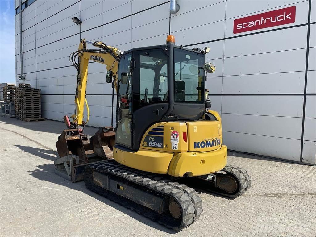 Komatsu PC55MR-5 Kolesové rýpadlá