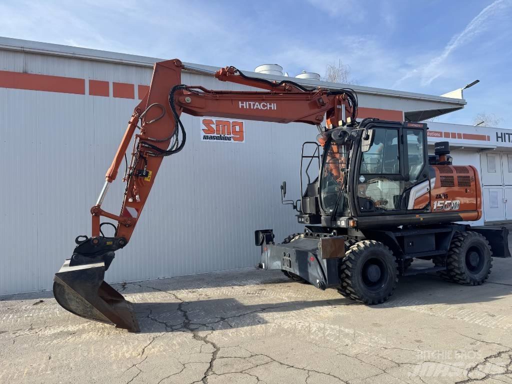 Hitachi ZX 150 W-7 Kolesové rýpadlá