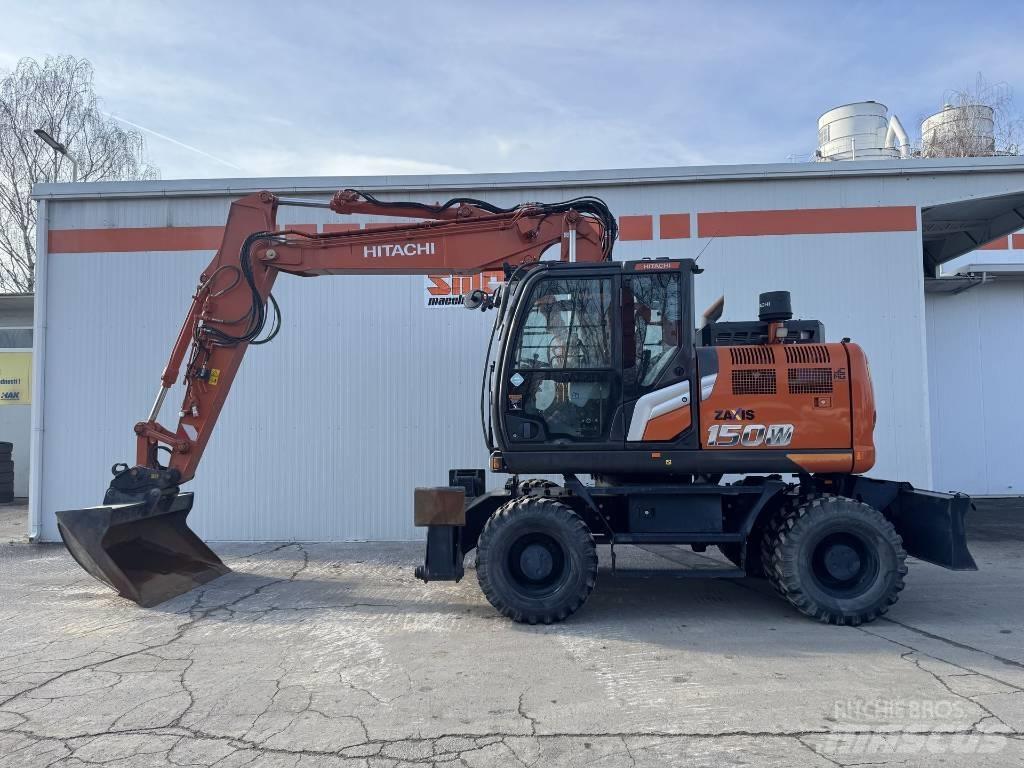 Hitachi ZX 150 W-7 Kolesové rýpadlá
