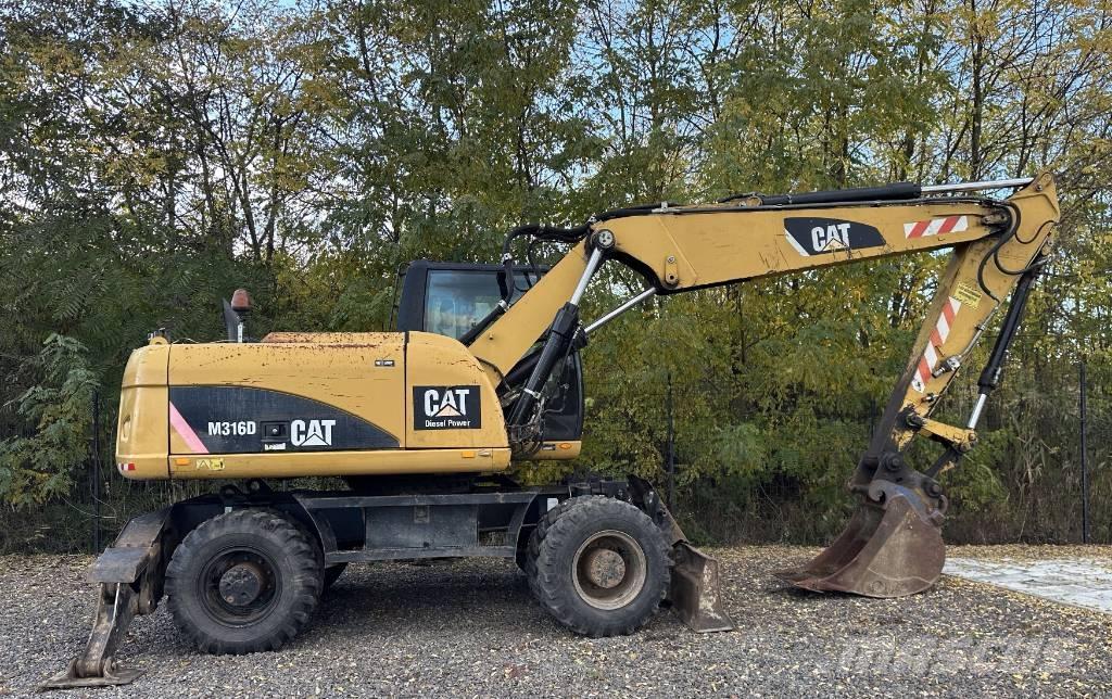 CAT M 316 D Kolesové rýpadlá