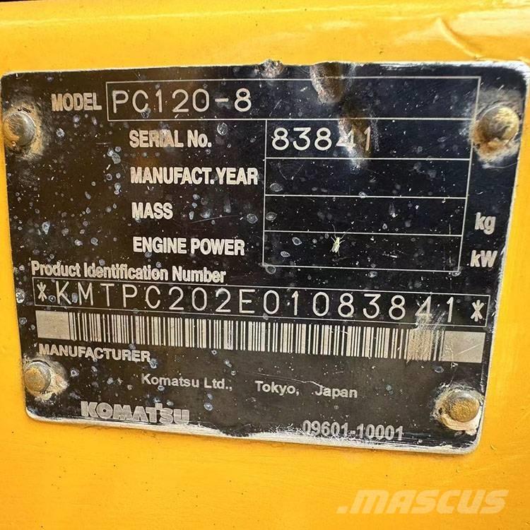 Komatsu PC 120-8 Pásové rýpadlá