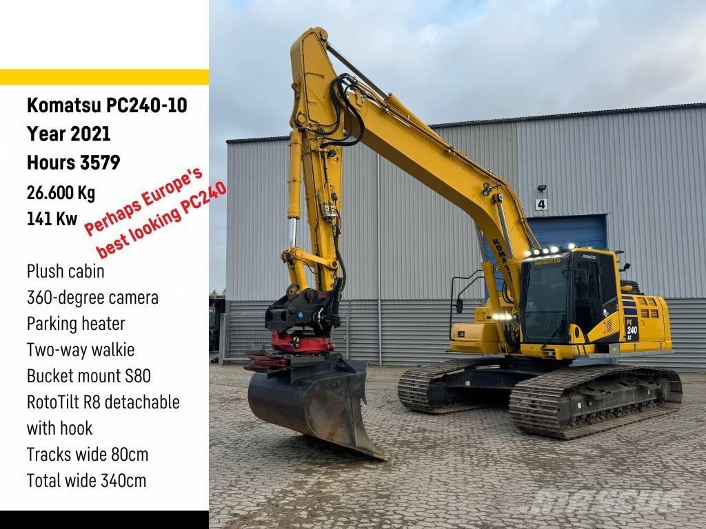 Komatsu PC 240 LC-10 Pásové rýpadlá