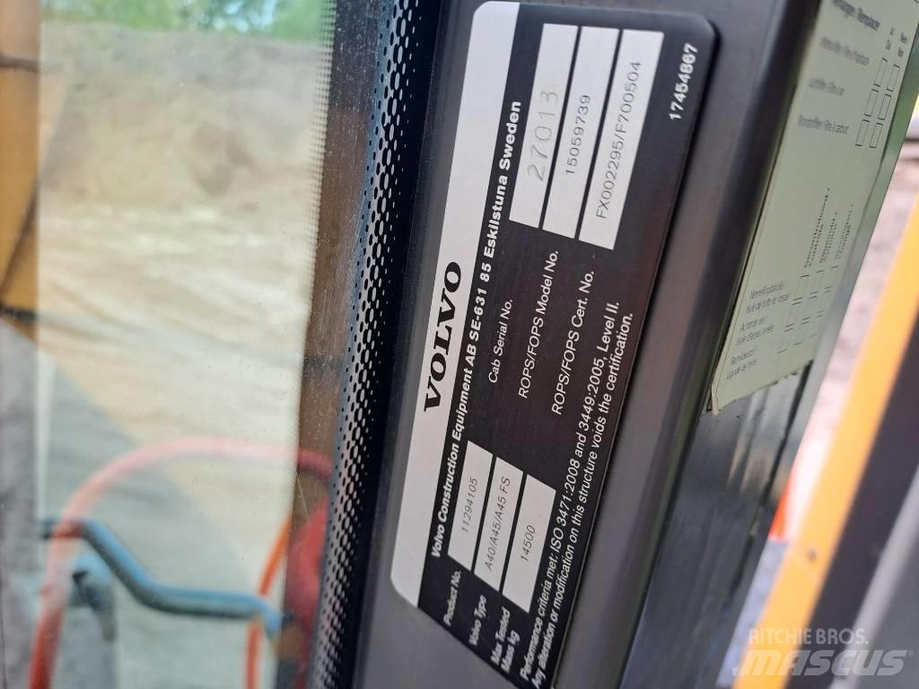 Volvo A45G Kĺbové nákladné autá