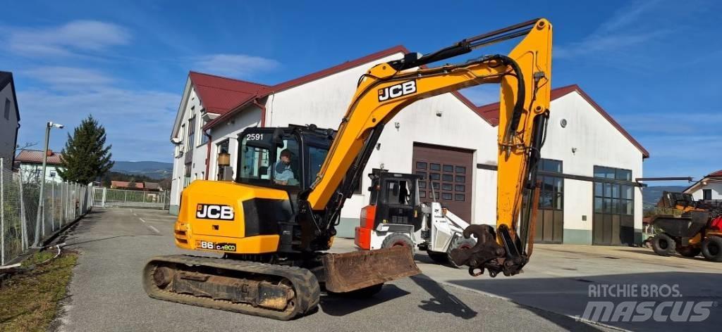 JCB 86C-1 Midi rýpadlá 7 t - 12 t