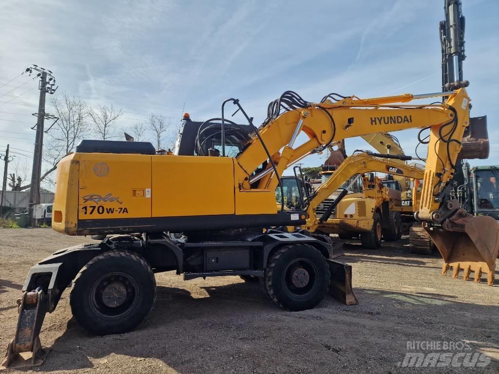 Hyundai R 170 W Kolesové rýpadlá