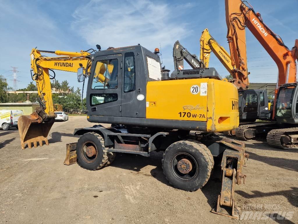 Hyundai R 170 W Kolesové rýpadlá