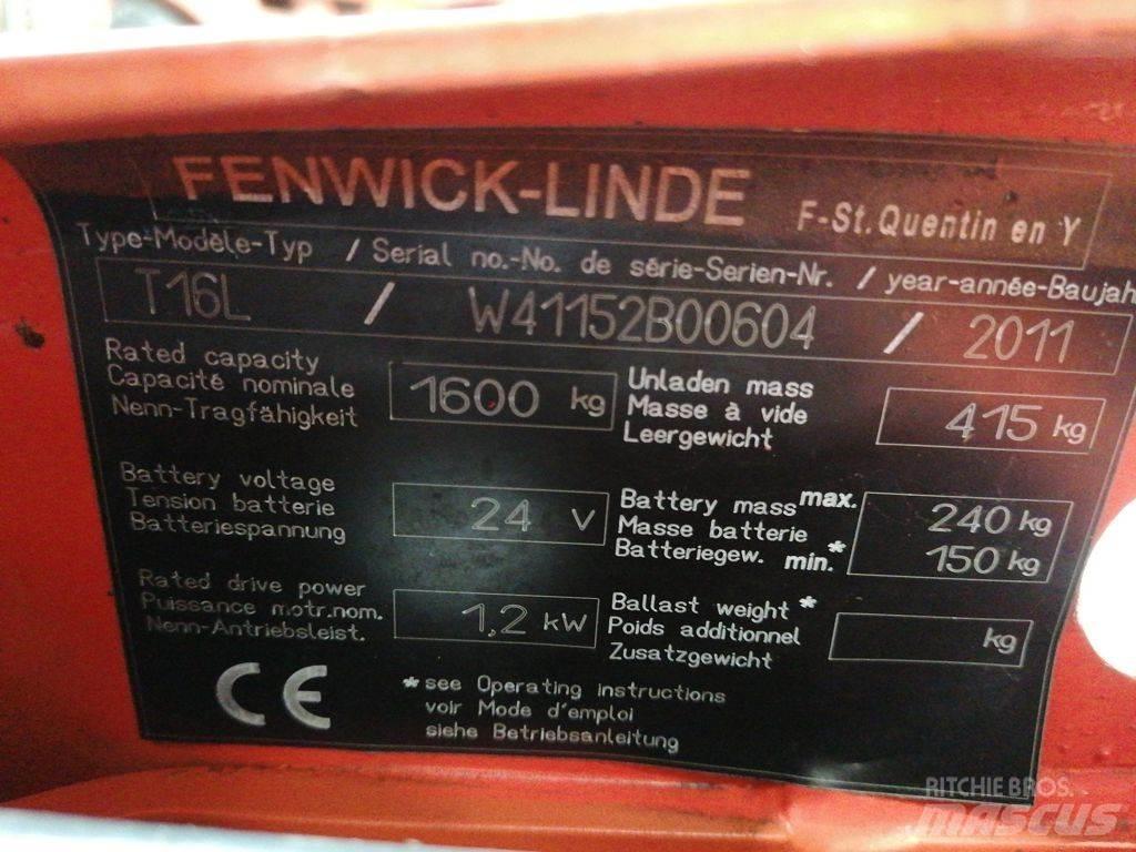 Linde T16L Nízkozdvižný vozík