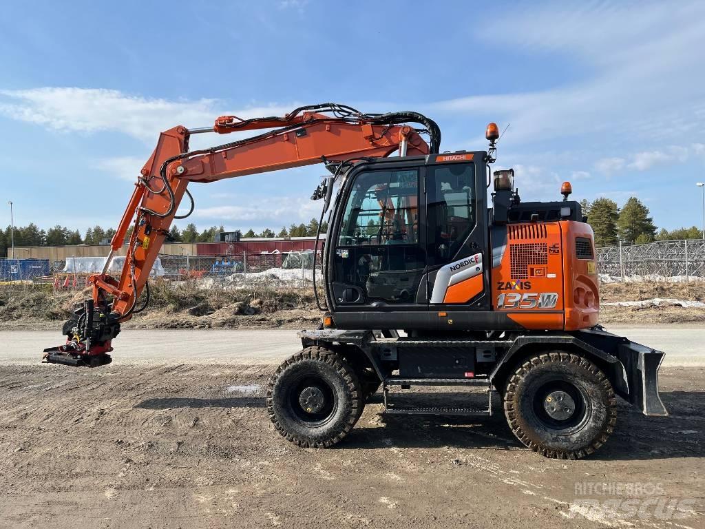Hitachi ZX135W-7 Kolesové rýpadlá