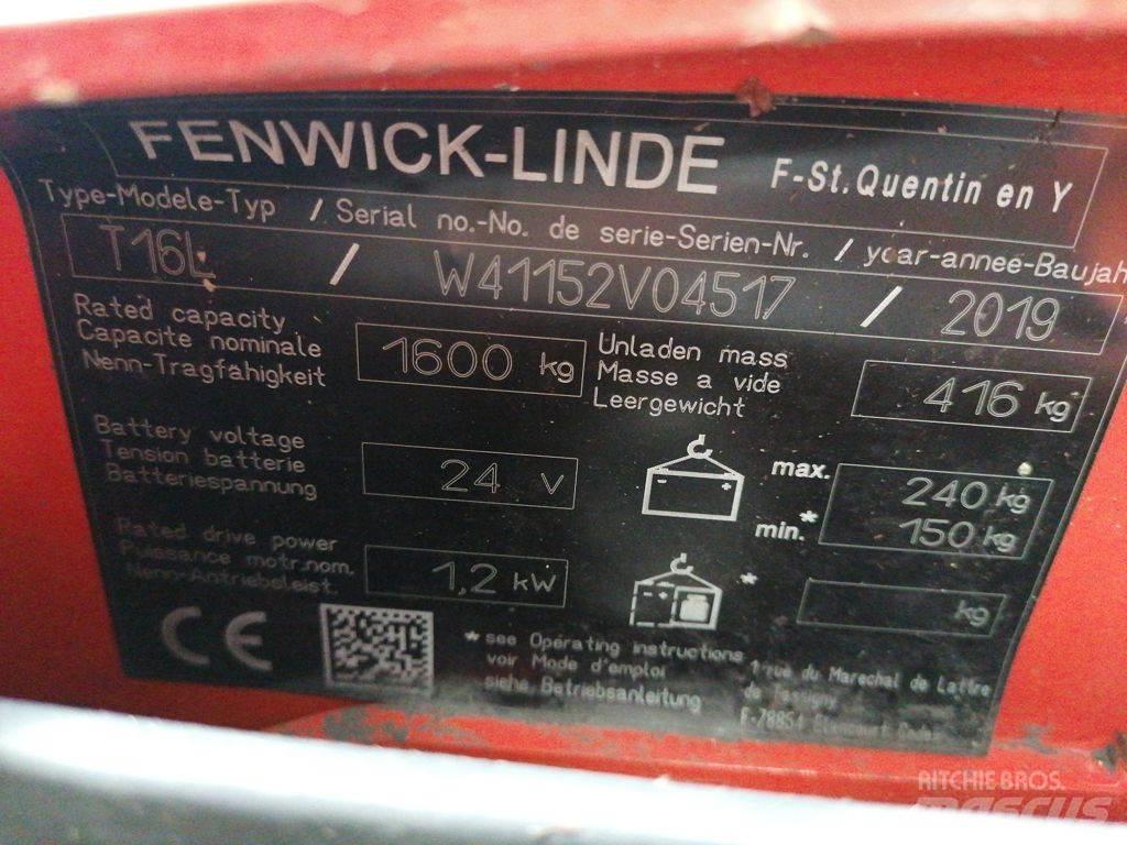 Linde T16L Nízkozdvižný vozík