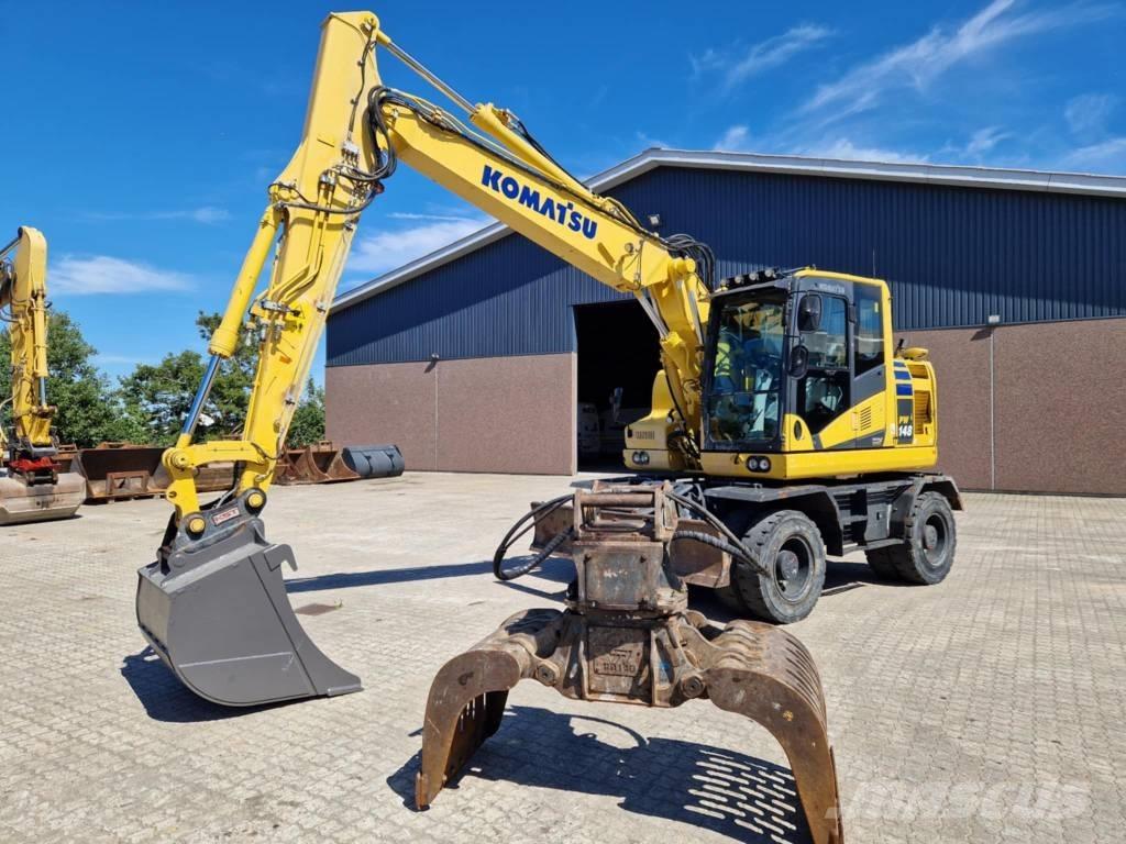 Komatsu PW 148-11 Kolesové rýpadlá