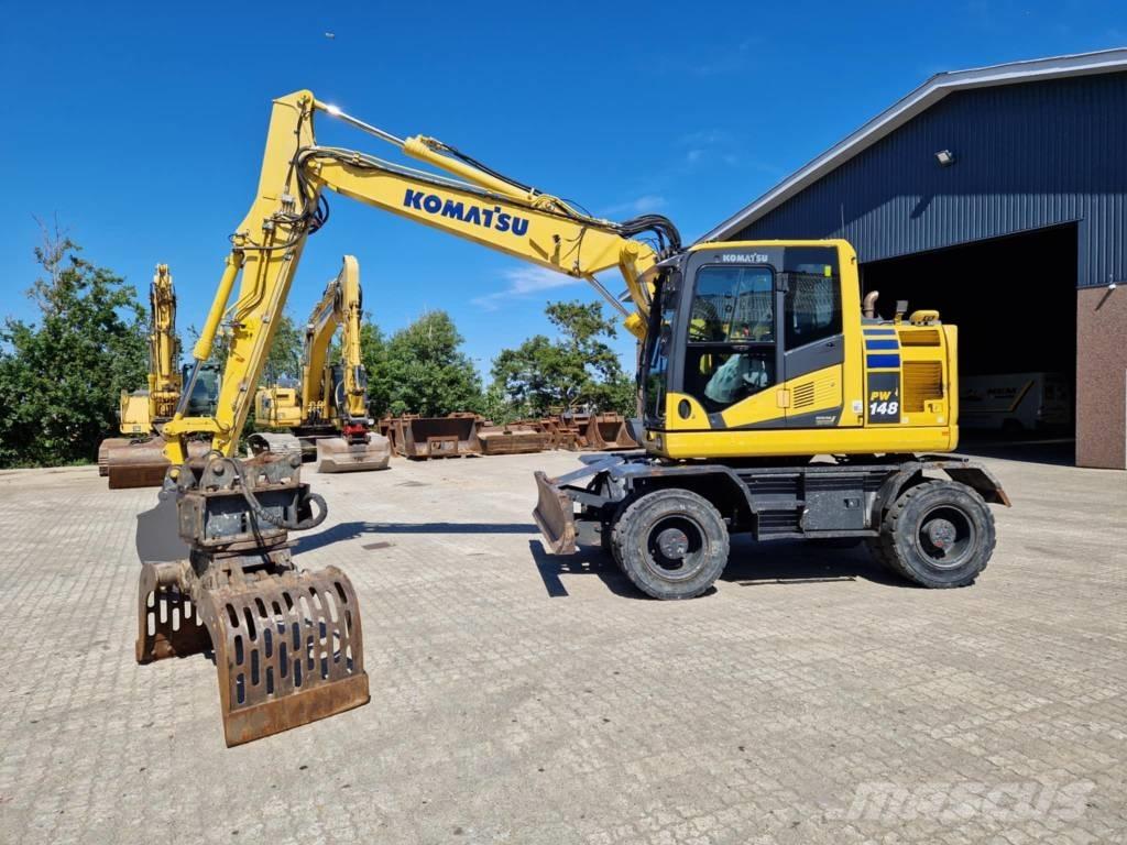 Komatsu PW 148-11 Kolesové rýpadlá