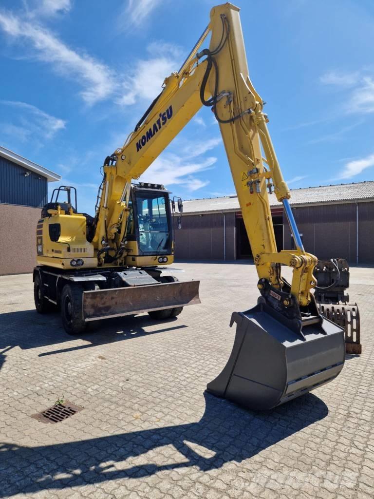 Komatsu PW 148-11 Kolesové rýpadlá