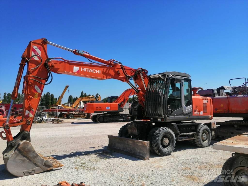 Hitachi ZX 170 W-3 Kolesové rýpadlá