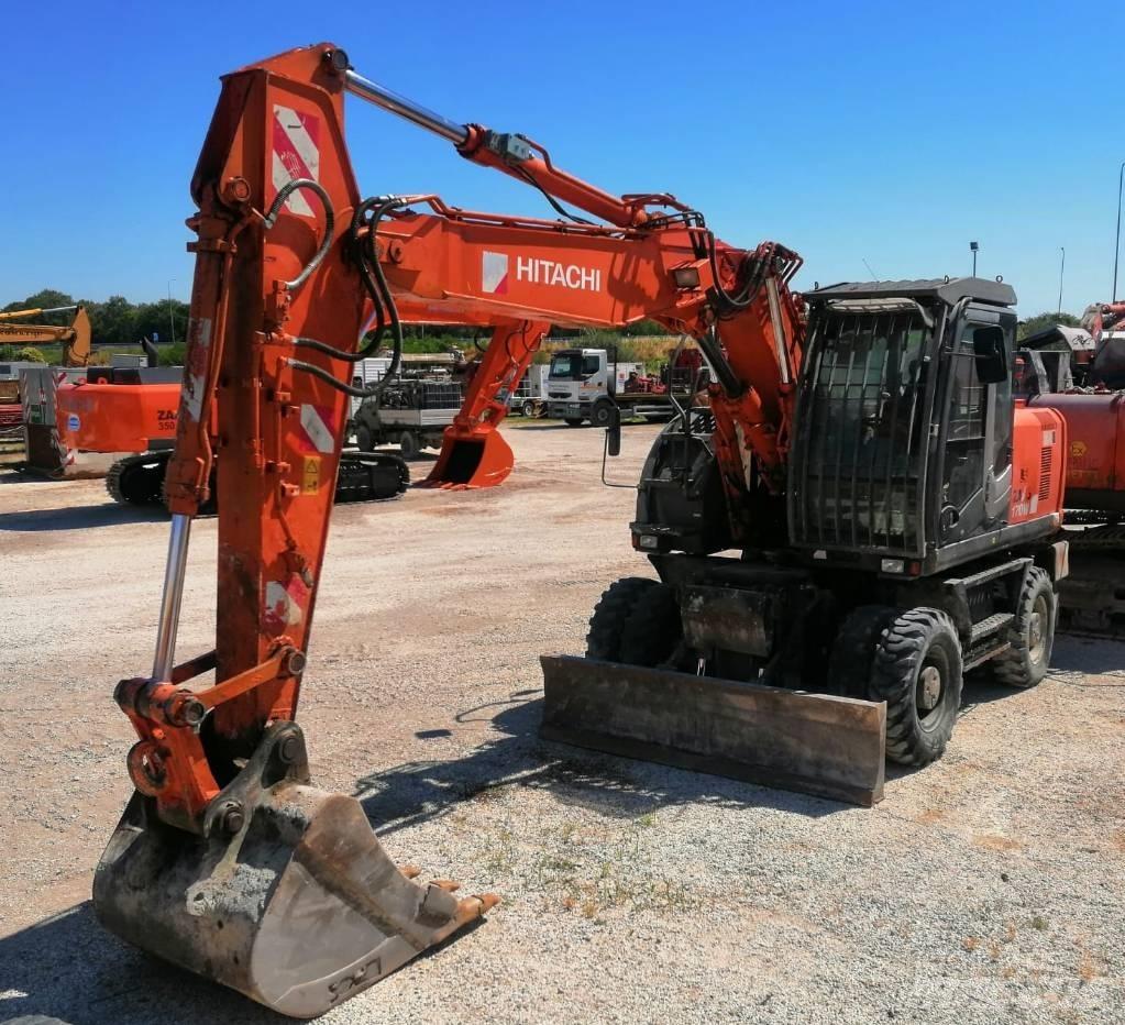 Hitachi ZX 170 W-3 Kolesové rýpadlá