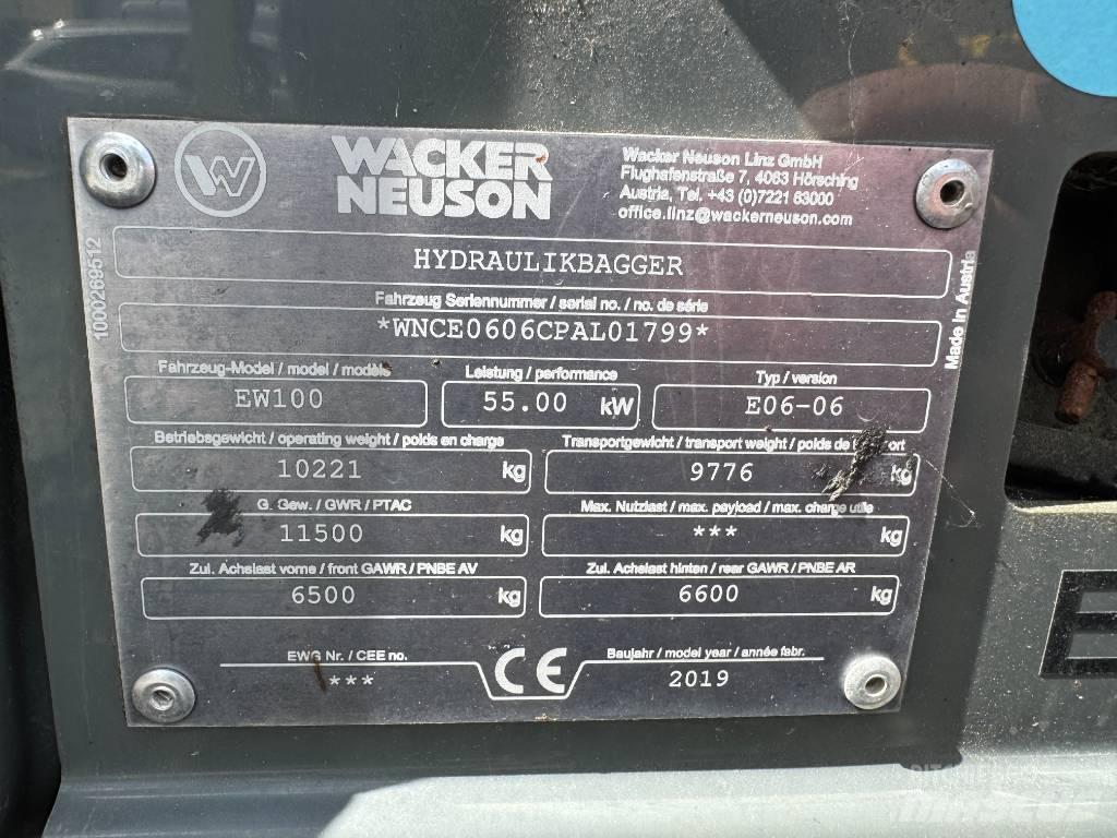 Wacker Neuson EW100 Kolesové rýpadlá