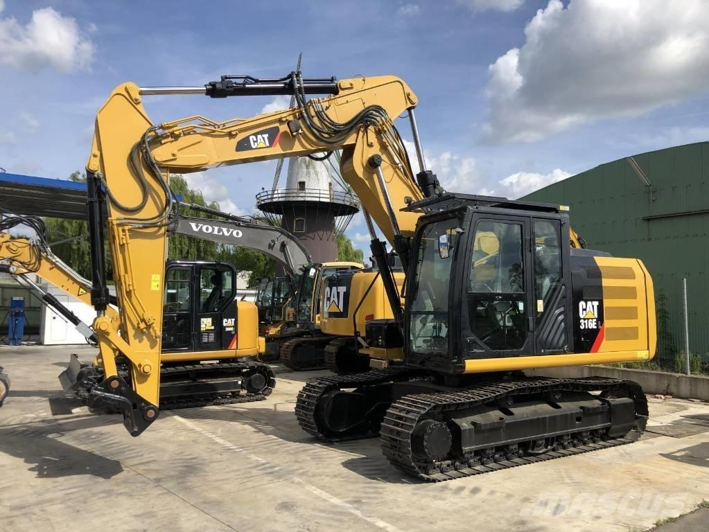 CAT 316 EL EPA Pásové rýpadlá