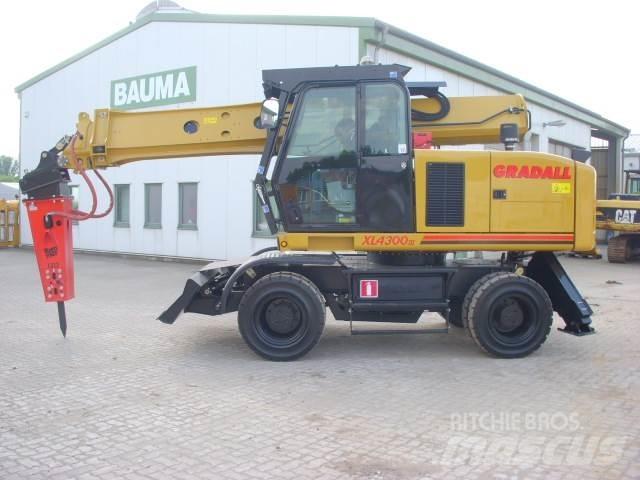 Gradall XL 4300 Kolesové rýpadlá