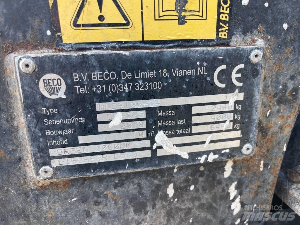 Liebherr 550 CDC + BSS Kolesové nakladače