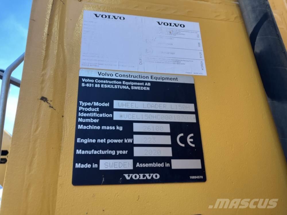 Volvo L150H Kolesové nakladače