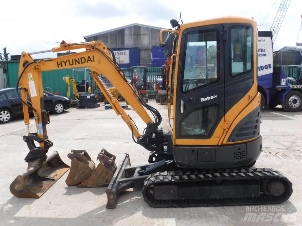 Hyundai Robex 27 Z-9 Mini rýpadlá < 7t