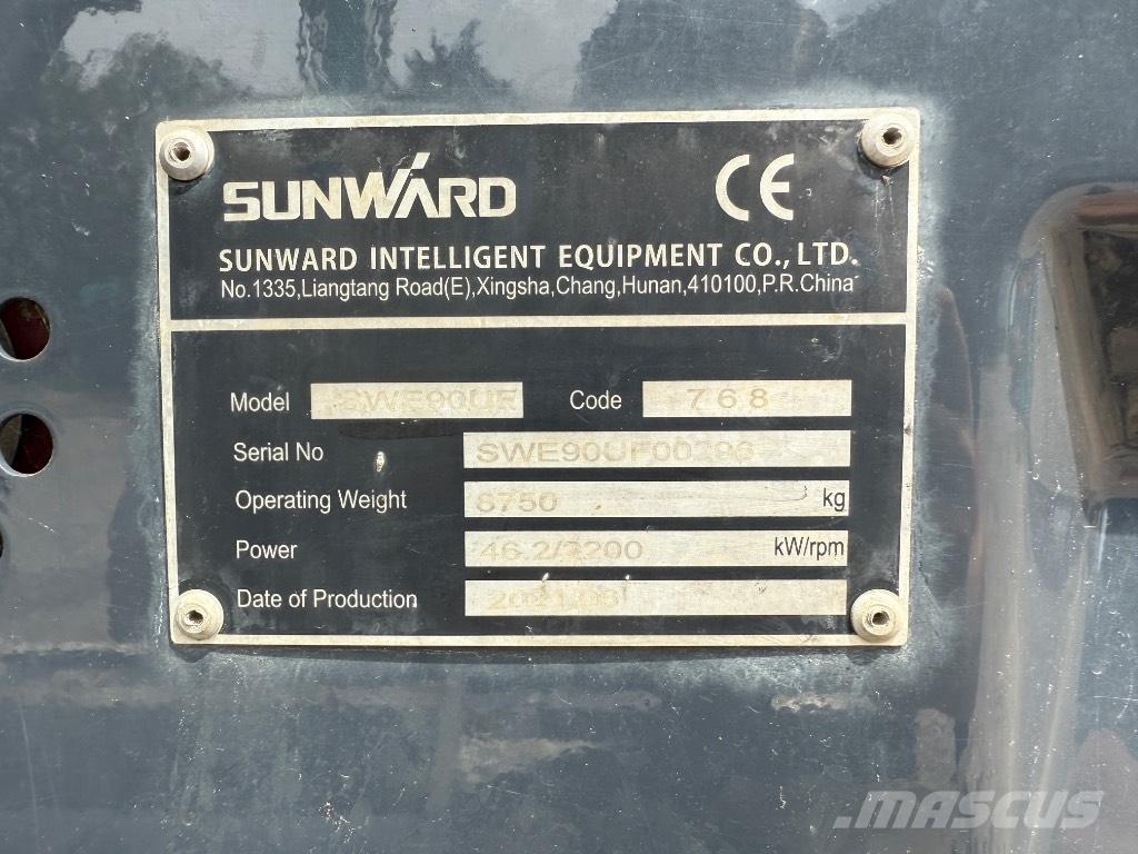 Sunward SWE 90 Midi rýpadlá 7 t - 12 t