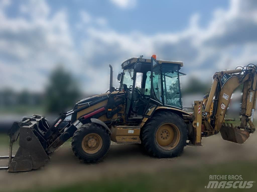 CAT 428 D Rýpadlo-nakladače