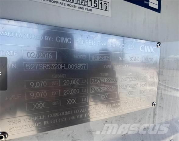 Utility 53 FT Chladiarenské návesy