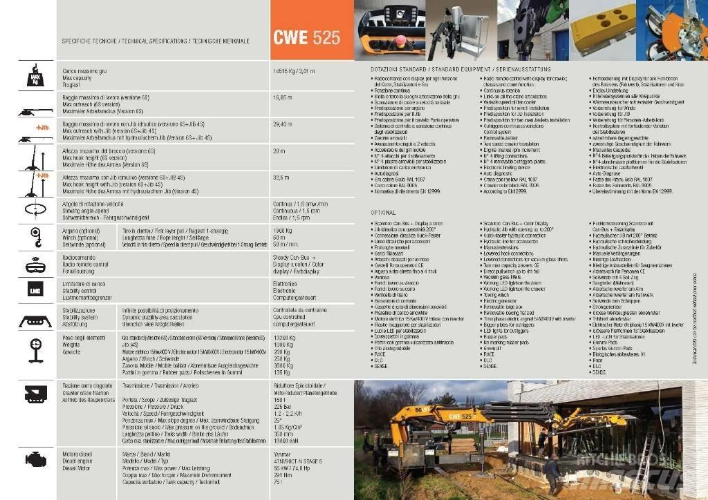 BG Lift CWE 525 Pásové žeriavy