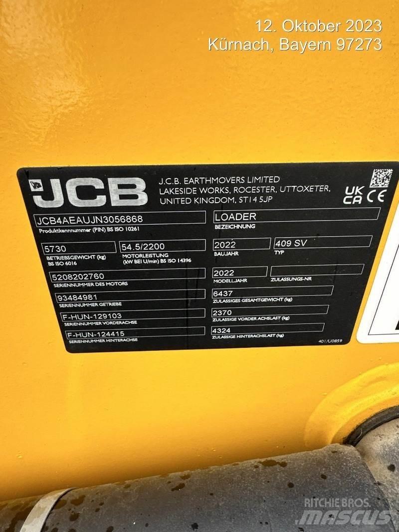 JCB 409 Kolesové nakladače